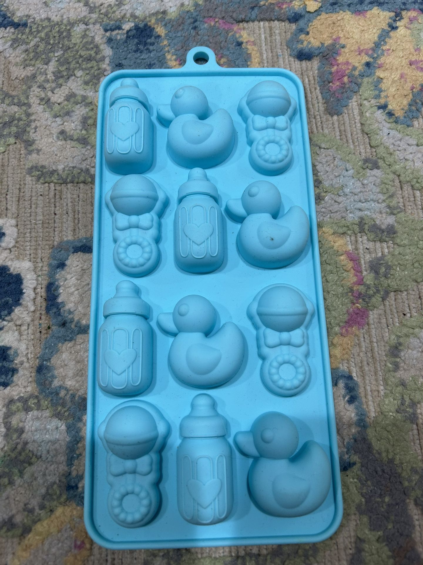 Rattle Bottle & Duck Silicone Candy Mold