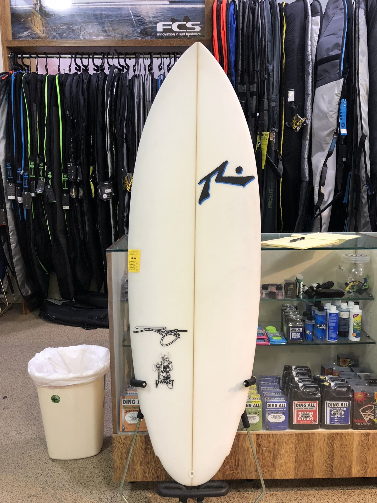 5’5” Rusty Surfboards Dwart