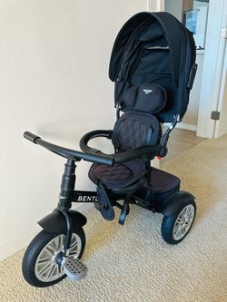 (Never used outside) Bentley 6-in-1 Convertible Stroller Trike (Retailed: $599 + Tax)