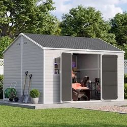 12 x10 ft resin shed New in box