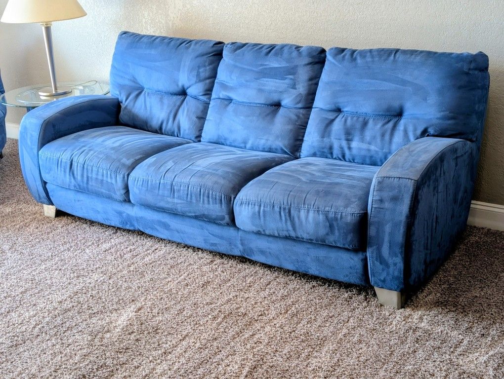 DeLuca, Blue , Approximately 82×36×36