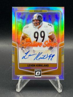 2024 Donruss Optic Signature Series Silver Prizm #SSH-LKD Levon Kirkland Auto