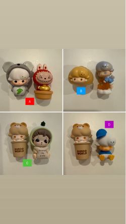 POP BEAN bundle - Dimoo koala, Dimoo bubble tea, Inosoul