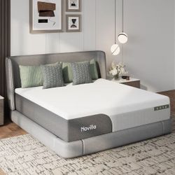 Novilla Mattress Full Size 12 Inch, Gel-Infused Memory Foam Mattress 