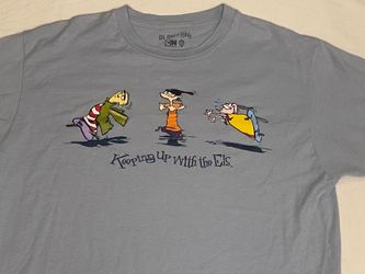 Ed, Edd and Eddy keeping up with the Eds- blue t-shirt / Medium
