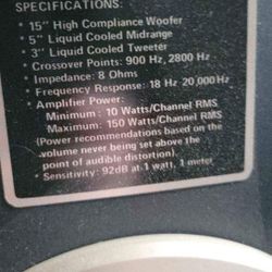 Marantz SP1500 Speakers