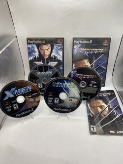 X-Men lot Legends, origins, 1 and 2(Sony PlayStation 2, 2004 PS2)  four game lot