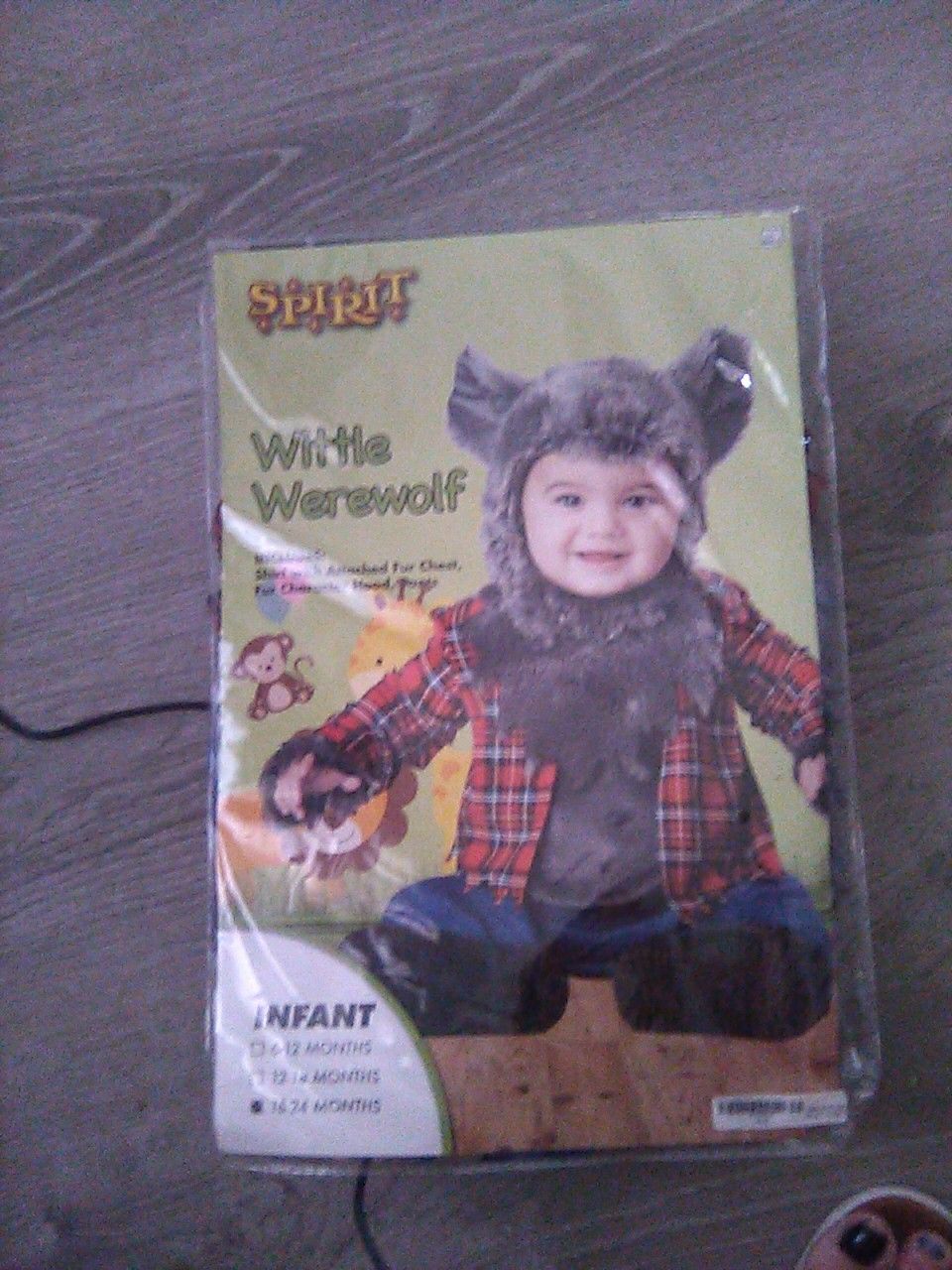 Wittle werewolf costume. 18-24 months