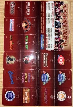 Brookwood Broncos Football Gold Card