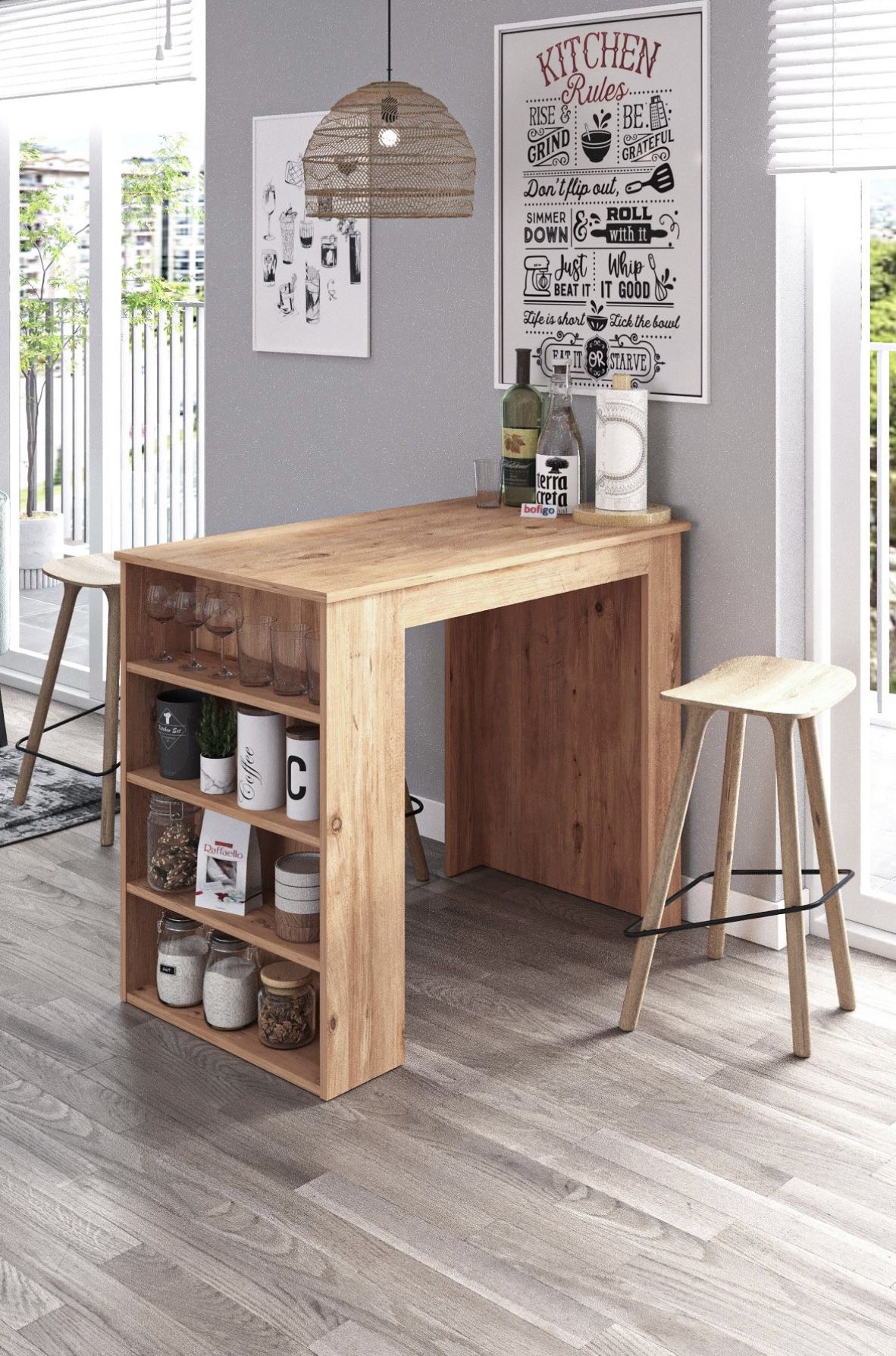 Bar Table, Kitchen Island Dining Table, Kitchen Table, Kitchen Island