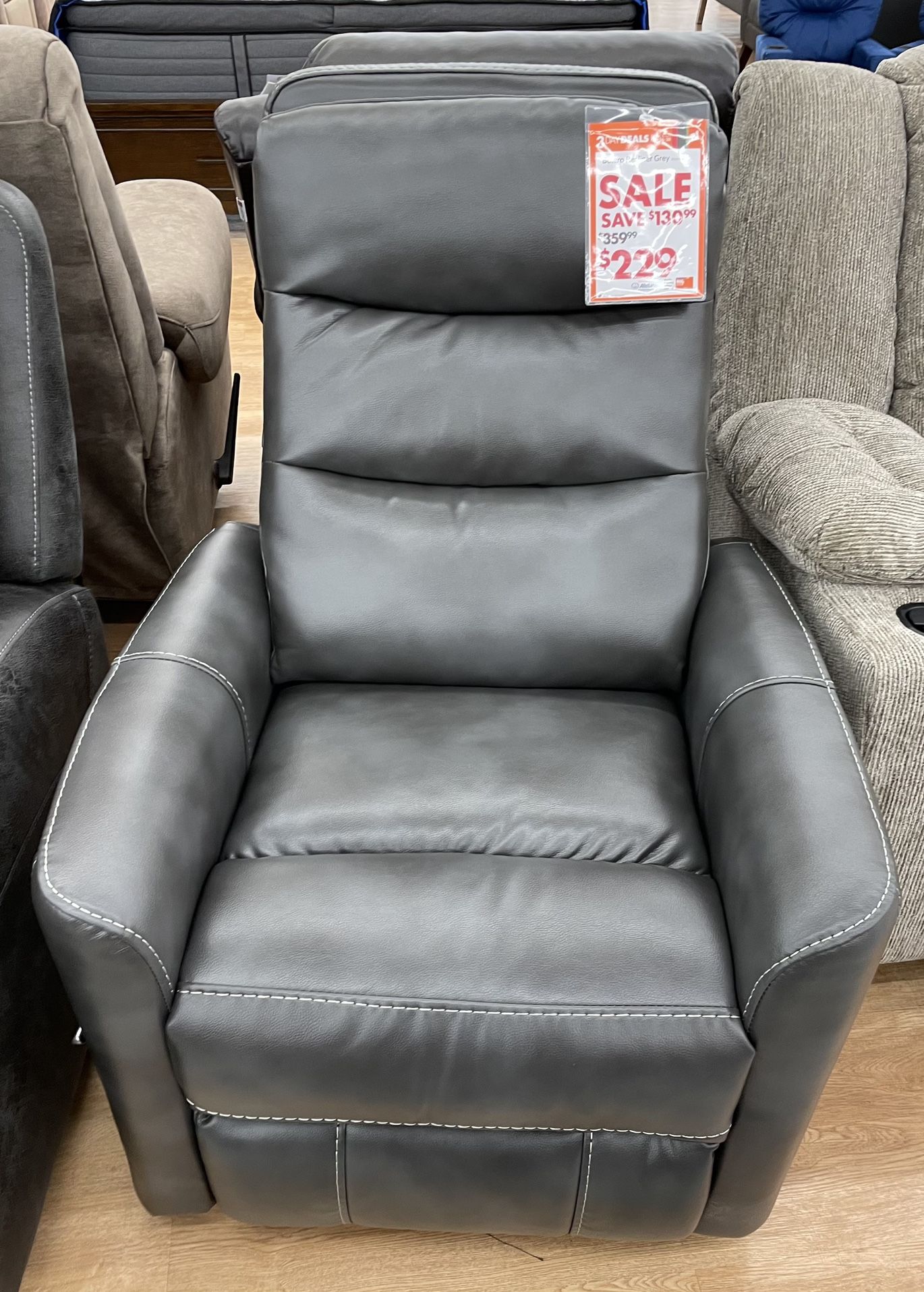 Bolero grey swivel sales glider recliner