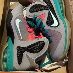 LeBron 9 South Beach Size 6.5 