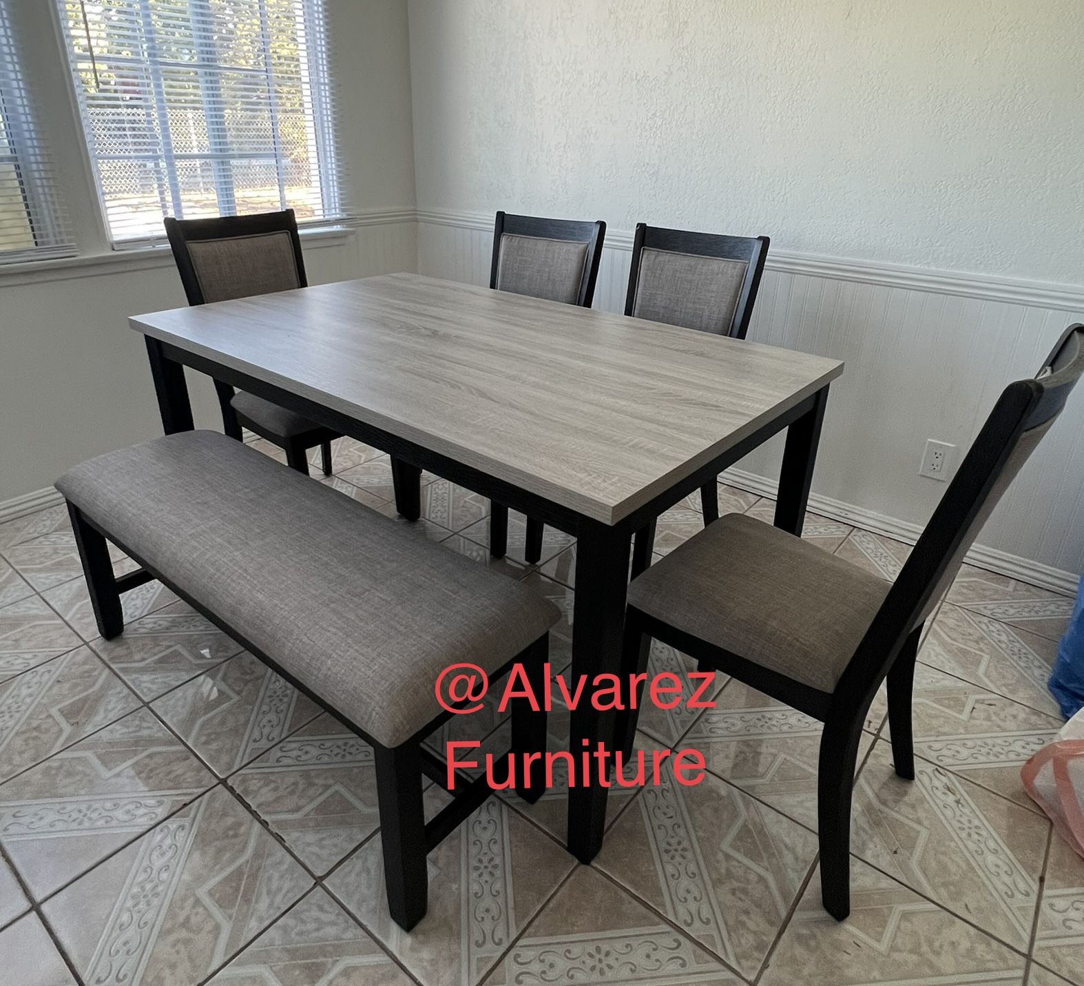 Dining Table Set With Bench