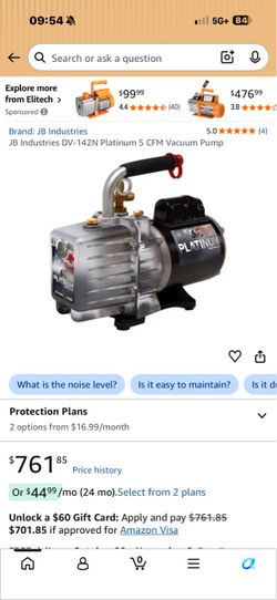 HVAC vacuum pump
