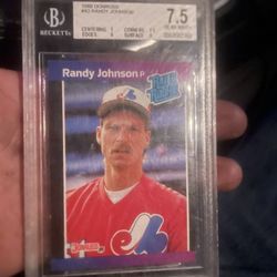 Graded Randy Johnson Baseball Card