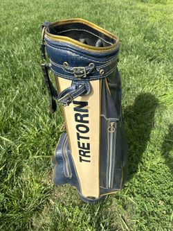 Vintage Tretorn Blue Croc Golf Bag