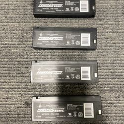 Lot Of 4 Power Sonic 12v Batteries 2.3Amp Model PS-1223