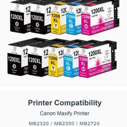 2 Black printer Ink