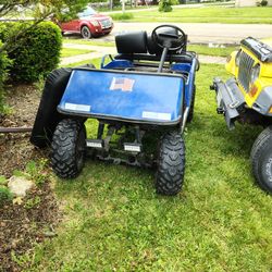 Ezgo Lifted Gas Golf Cart 