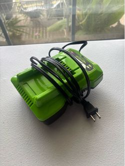 Greenworks 40V Lithium-Ion Battery Charger - Efficient Charging