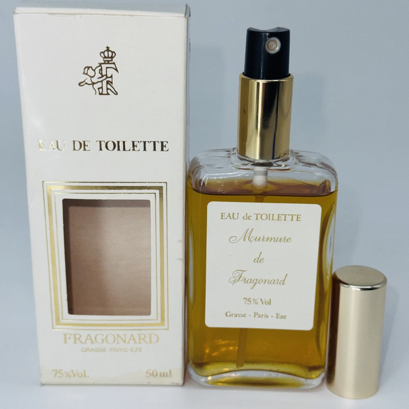 RARE Vintage Mourmure De Fragonard Eau De Toilette Perfume Spray France 50 ml This was used. Comes with original box. See pics for full line. Sold