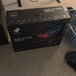 ASUS ROG Strix XG27V 27 Curved 144Hz Gaming Monitor + Free New Mount