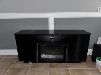 Dimplex Black Electric Fireplace TV Stand Media Console
