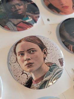 Button Pins Stranger Things