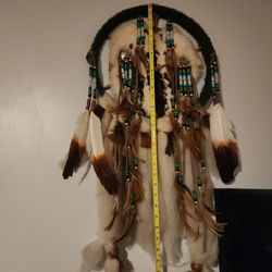 Rabbit fur dreamcatcher