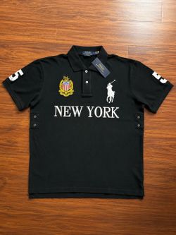 New York Black Polo Tee