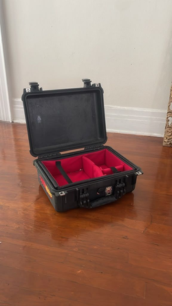 Pelican 1450 Case with Padded Dividers