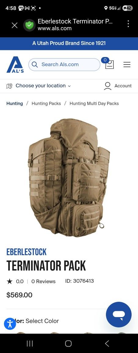 Eberlestock F4 Terminator Pack