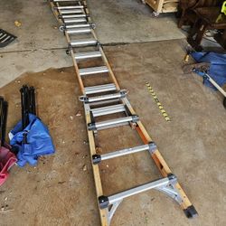 Heavy Duty Mult-position Ladder And Step Ladder