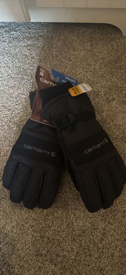 Brand New Carhartt Men’s Large Black Winter Gloves Insulated Waterproof