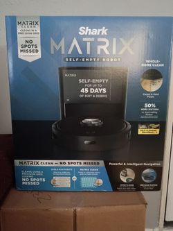 Shark matrix self empty robot