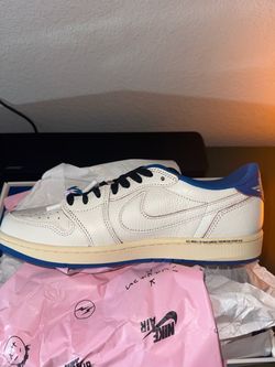 Jordan 1 Fragment x Travis Scott Sail Military Blue