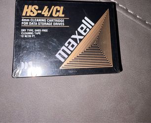 HS-4/CL Maxwells 4mm Cleaning Cartridge For DDS & DDS2  12 M Data Storage Drives