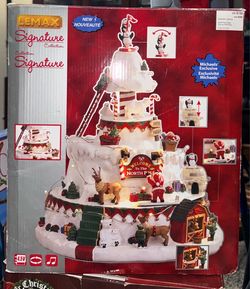 LEMAX "North Pole Tower" Christmas Village Sights & Sounds RETIRED Excellent