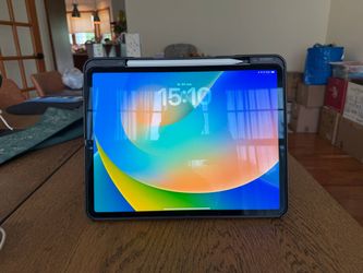 iPad Pro 12.9-inch, 6th generation (M2 chip, 2022) — 256GB — Wi-Fi + Cellular. Space Gray