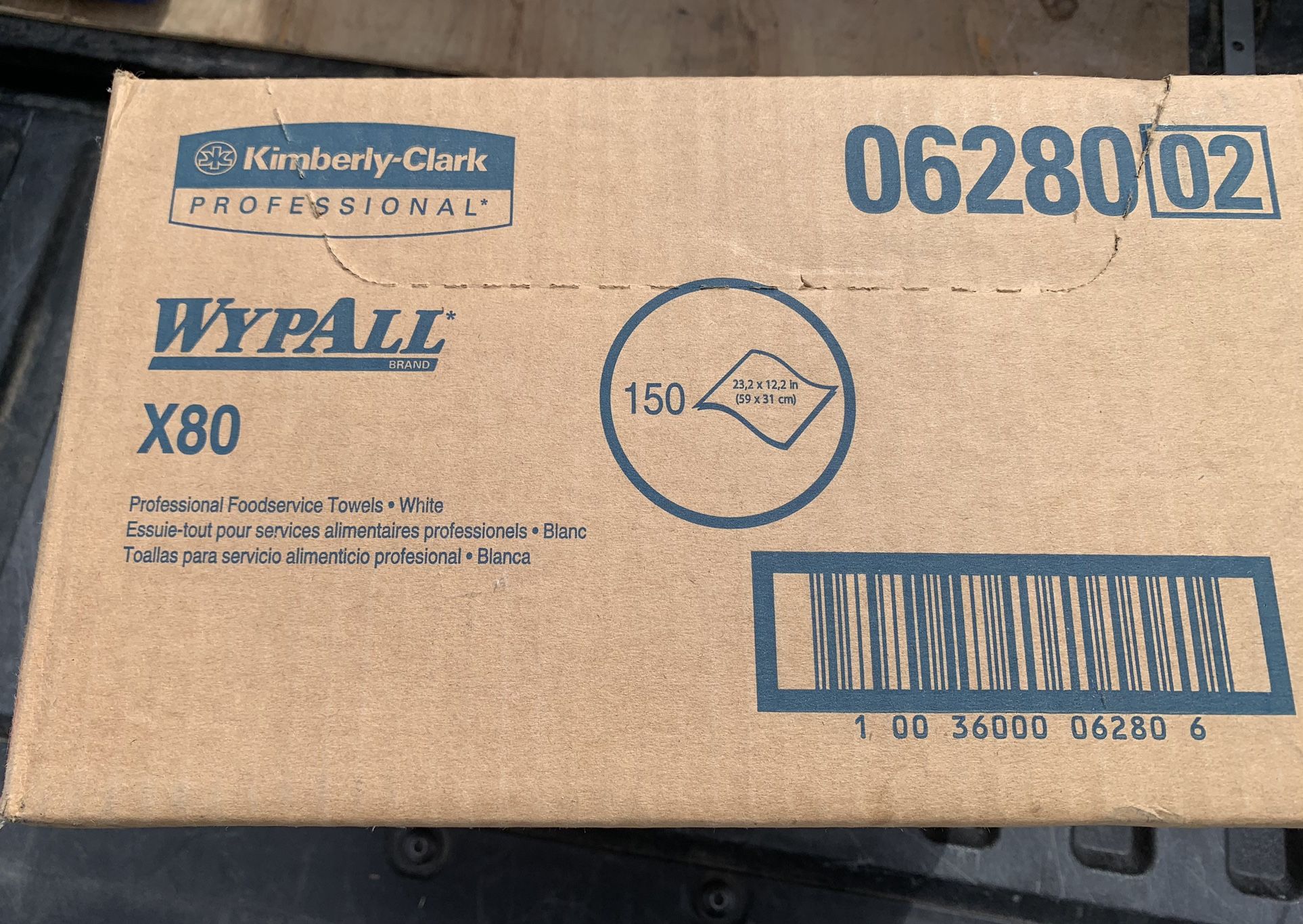 New Box 150 Pack Food Service Towel