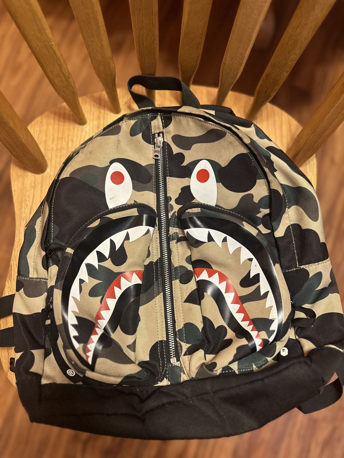 Bape 1st Camo Shark Backpack