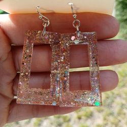 Gold Sparkly Earrings 