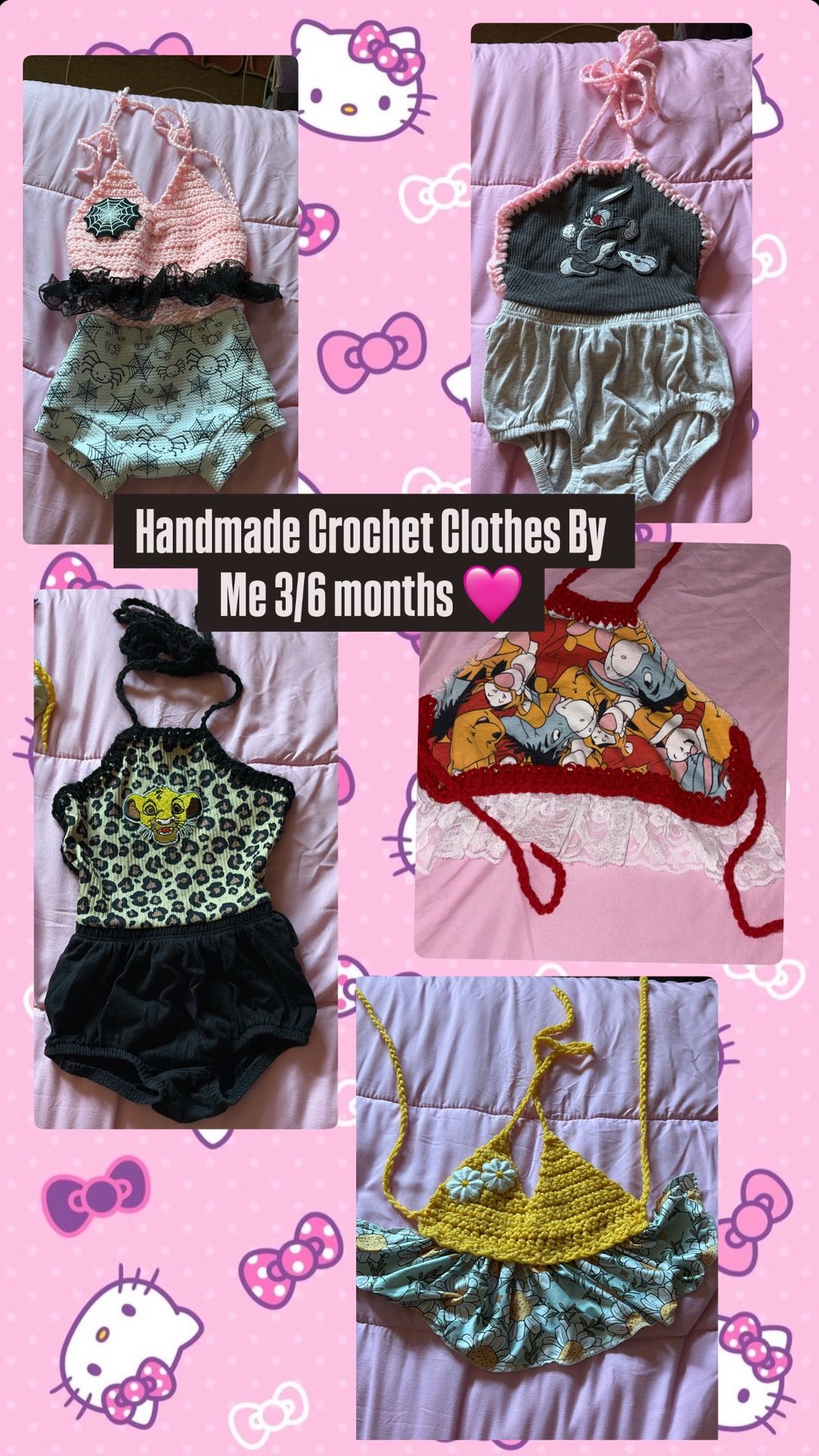 Handmade Crochet Kids Outfits