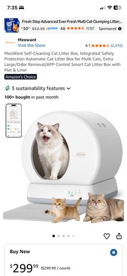 Brand new luxury, cat litter box, automatic cleaner