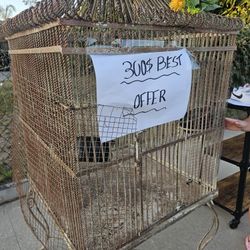 Vintage Bird Cage 