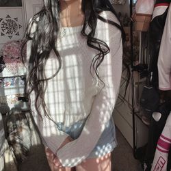 H&M Cream Knitted Sweater