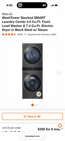 LG washer/dryer