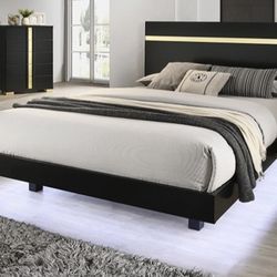 Queen Size Frame W/ Mattress 