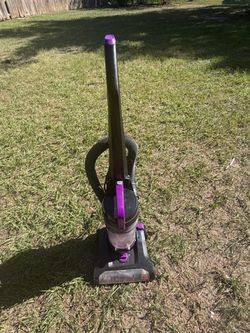 Upright Bagless Vacuum Cleaner Purple and Black