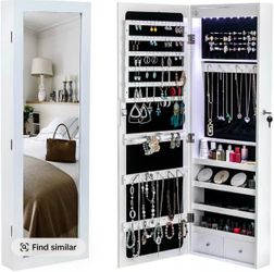 Organizer with Mirror, 2 Drawers,